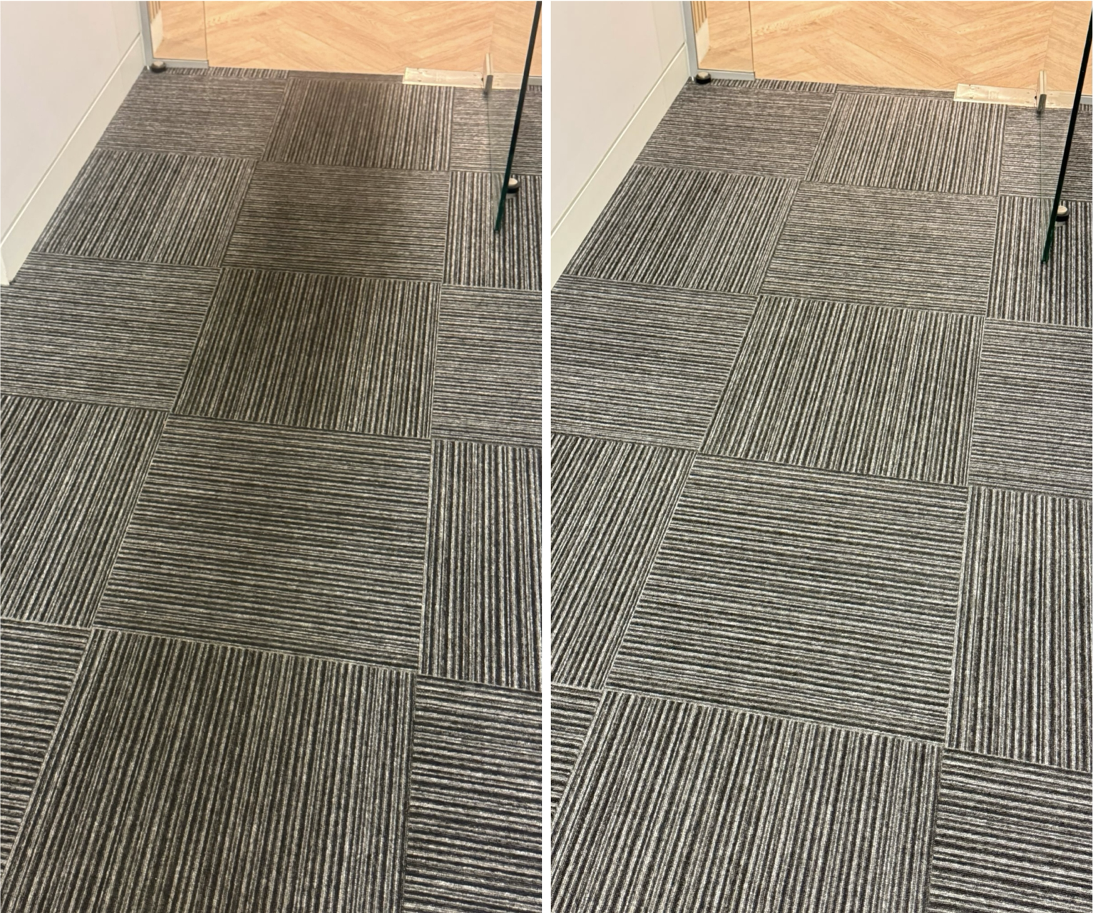 Before and after carpet cleaning in Paddington W2 showing deep cleaning results