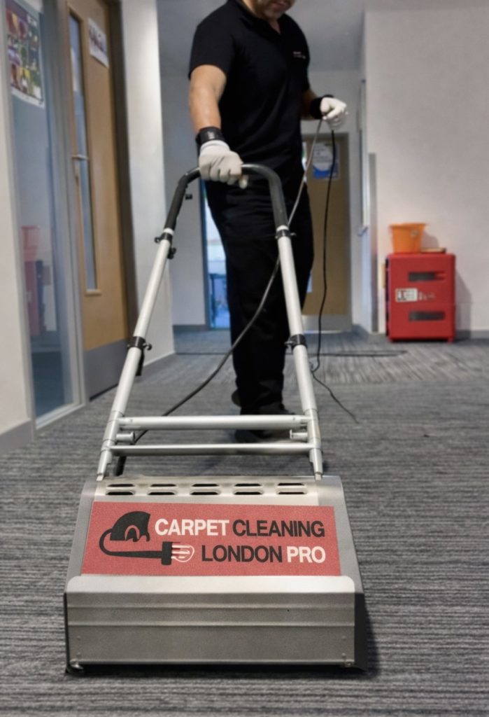 Professional carpet cleaning in Piccadilly using commercial machine equipment