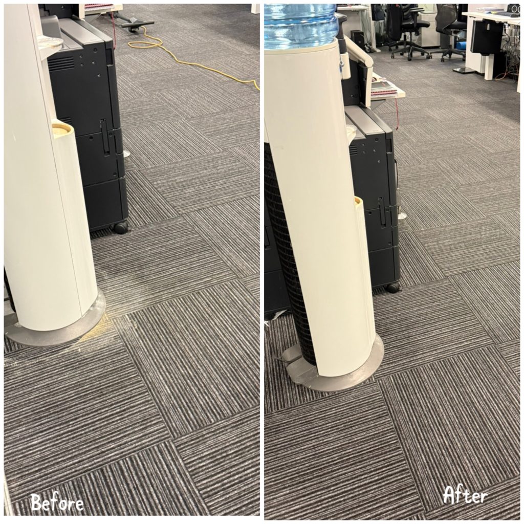 carpet cleaning before and after London professional results