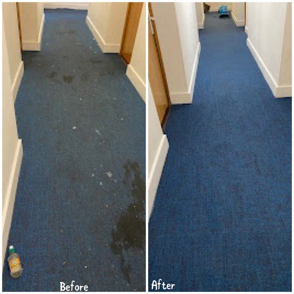 carpet cleaning before and after London professional results